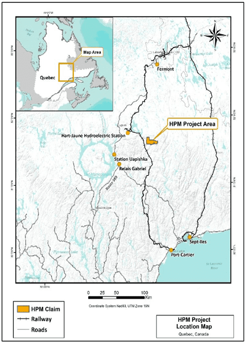 Murchison Minerals HPM Locations