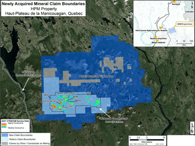 Murchison Minerals Newly Acquired HPM Boundaries