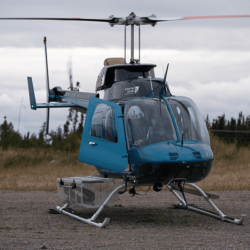Helicopter to Access Remote Locations