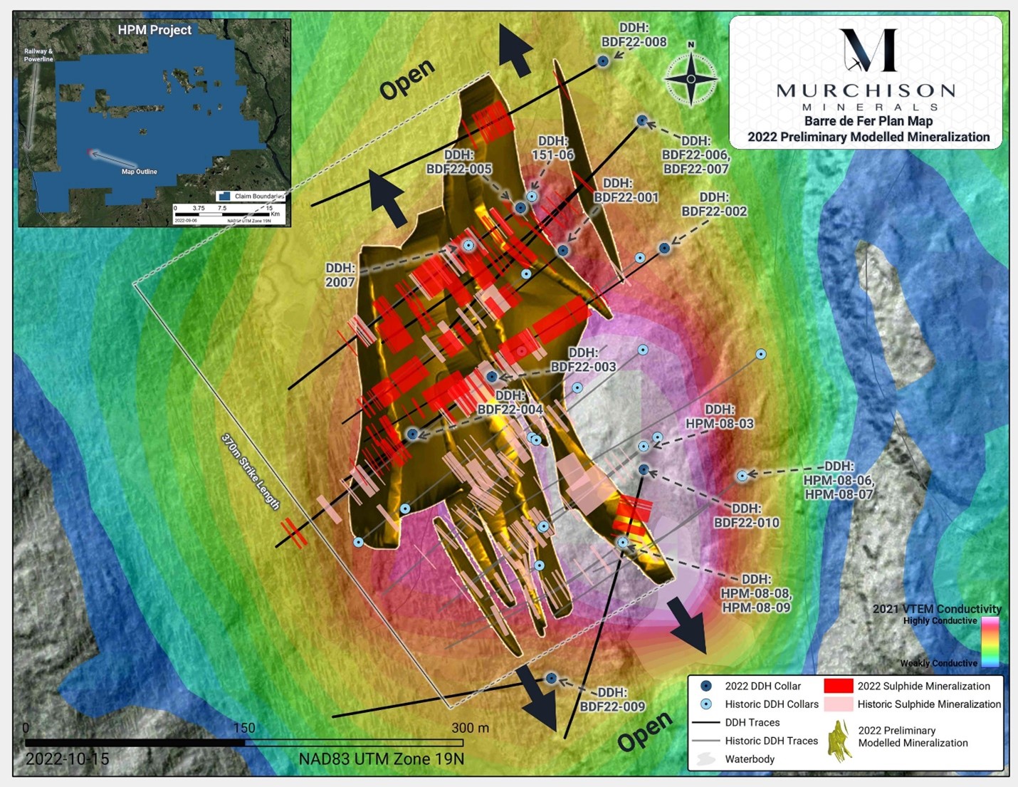 Murchison Minerals Fig 2 Location map of Barre de Fer