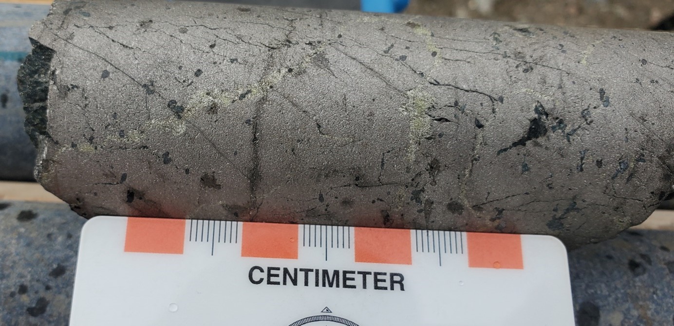 Murchison Minerals Close-up of loop pentlandite Fig 2