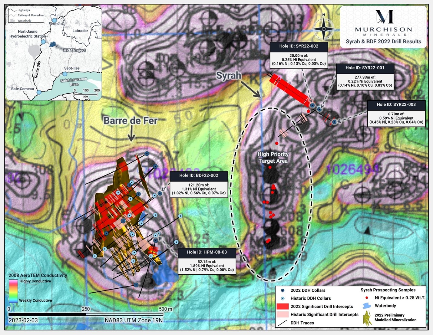 Murchison Minerals 7FEB23 Figure 1 Location Map of Syrah