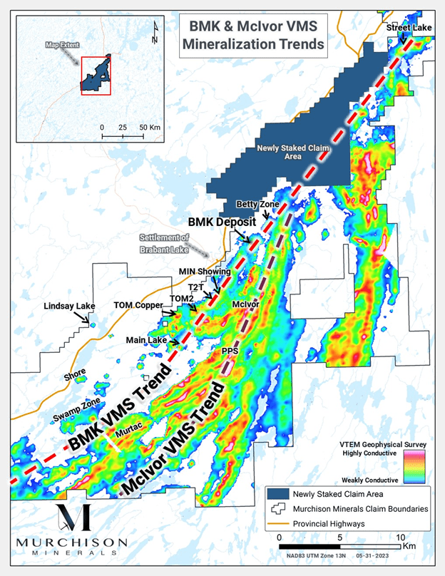 Murchison Minerals Fig 4 BMK Target Location Map