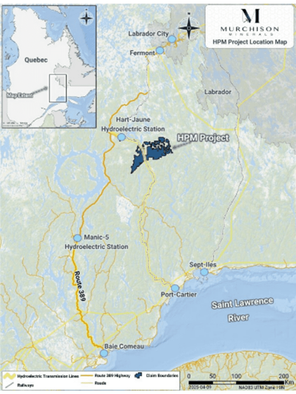 Murchison Minerals HPM Project History
