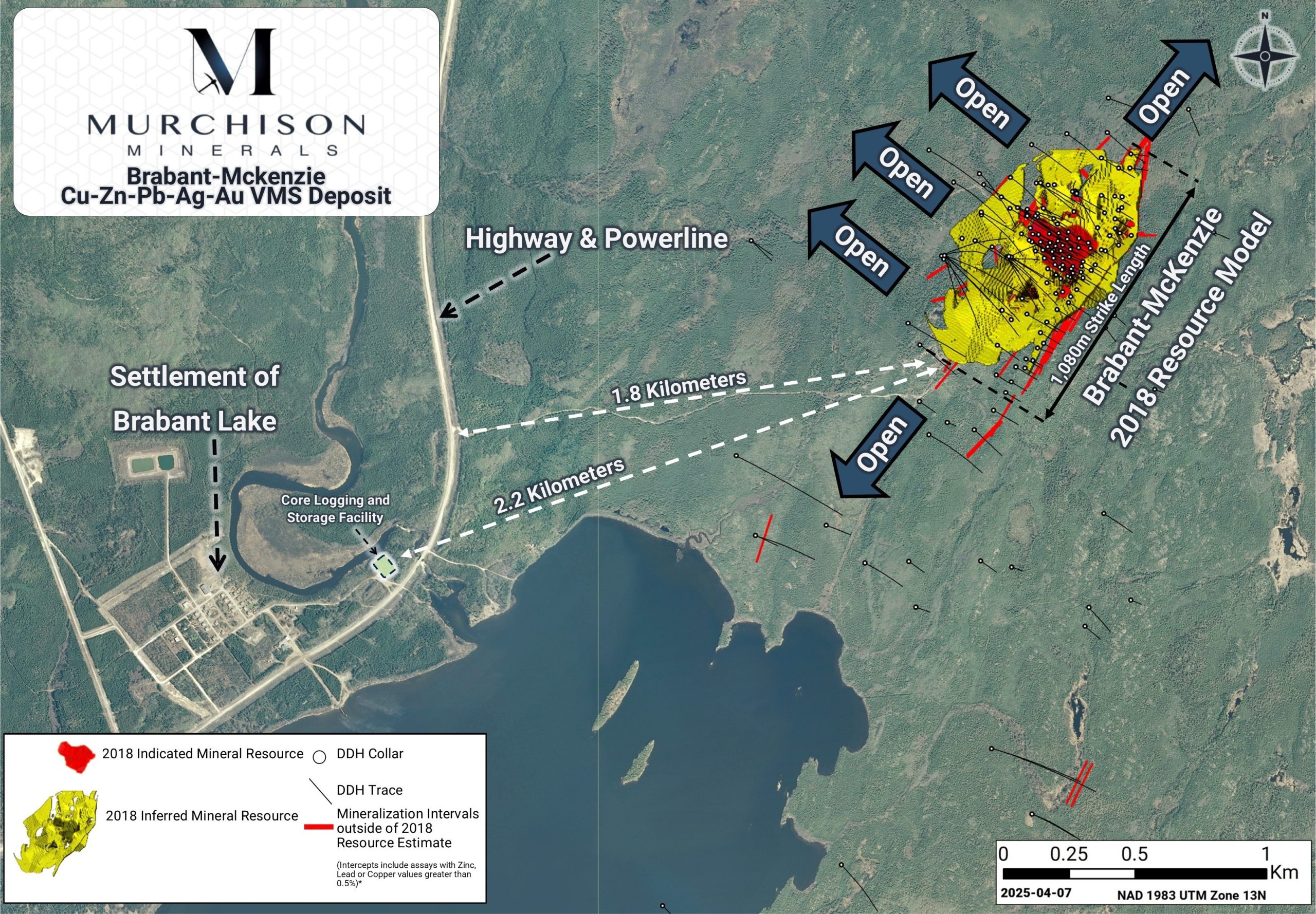 Murchison Minerals BMK-2018 Resource Map